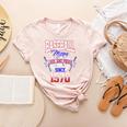Baseball Mom Loud & Proud Since 1970 Premium Women's Heather T-Shirt Heather Peach