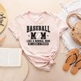 Baseball Mom Loud Proud Mom Like A Normal Mama Mothers Women's Heather T-Shirt Heather Peach Baseball Mom Loud Proud Mom Like A Normal Mama Mothers Women's Heather T-Shirt Heather Peach