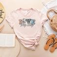 Baseball Mom Love My Boy Retro Casual Letter Print Women's Heather T-Shirt Heather Peach Baseball Mom Love My Boy Retro Casual Letter Print Women's Heather T-Shirt Heather Peach