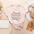 Baseball Mom Mama Women's Heather T-Shirt Heather Peach Baseball Mom Mama Women's Heather T-Shirt Heather Peach