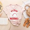 Baseball Mom Meme Quote Women's Heather T-Shirt Heather Peach Baseball Mom Meme Quote Women's Heather T-Shirt Heather Peach