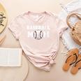 Baseball MOM Mother's Day Baseball Game Cheer Mom Women's Heather T-Shirt Heather Peach Baseball MOM Mother's Day Baseball Game Cheer Mom Women's Heather T-Shirt Heather Peach