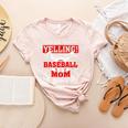 Baseball Mom Baseball Player Baseball Women's Heather T-Shirt Heather Peach Baseball Mom Baseball Player Baseball Women's Heather T-Shirt Heather Peach