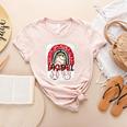 Baseball Mom Rainbow Boho Mommy Premium Women's Heather T-Shirt Heather Peach Baseball Mom Rainbow Boho Mommy Premium Women's Heather T-Shirt Heather Peach