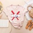 Baseball Mom Red Women's Heather T-Shirt Heather Peach Baseball Mom Red Women's Heather T-Shirt Heather Peach