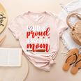 Baseball Mom Sport Mommy Baseball Mama Mother's Day Women's Heather T-Shirt Heather Peach