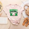 Baseball Mom Sports Green Women's Heather T-Shirt Heather Peach Baseball Mom Sports Green Women's Heather T-Shirt Heather Peach