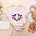 Baseball Mom Sports Mom Proud Baseball Mom Premium Women's Heather T-Shirt Heather Peach