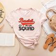 Baseball Mom Squad For Baseball Mom Women's Heather T-Shirt Heather Peach Baseball Mom Squad For Baseball Mom Women's Heather T-Shirt Heather Peach