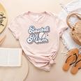 Baseball Mom Squad Women's Heather T-Shirt Heather Peach