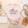 Baseball Mom And Sweet For Moms Vintage Font Women's Heather T-Shirt Heather Peach Baseball Mom And Sweet For Moms Vintage Font Women's Heather T-Shirt Heather Peach