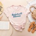 Baseball Mom Team Ball Sports Fan Women's Heather T-Shirt Heather Peach Baseball Mom Team Ball Sports Fan Women's Heather T-Shirt Heather Peach