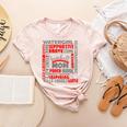 Baseball Mom Traits For Great Mothers Grey And Red Women's Heather T-Shirt Heather Peach Baseball Mom Traits For Great Mothers Grey And Red Women's Heather T-Shirt Heather Peach