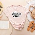 Baseball Mom Vintage Team Swag Women's Heather T-Shirt Heather Peach Baseball Mom Vintage Team Swag Women's Heather T-Shirt Heather Peach