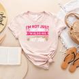 Baseball Moms I'm Not Just His Mom Baseball Mama Women's Heather T-Shirt Heather Peach Baseball Moms I'm Not Just His Mom Baseball Mama Women's Heather T-Shirt Heather Peach