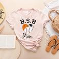 Basketball Soccer Baseball Mom For Women Women's Heather T-Shirt Heather Peach