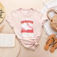 Beware Serious Baseball Mom Game Cheerleading Family Women's Heather T-Shirt Heather Peach Beware Serious Baseball Mom Game Cheerleading Family Women's Heather T-Shirt Heather Peach