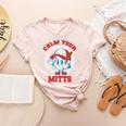 Calm Your Mitts Baseball Mom Mother's Day Softball Mom Premium Women's Heather T-Shirt Heather Peach Calm Your Mitts Baseball Mom Mother's Day Softball Mom Premium Women's Heather T-Shirt Heather Peach