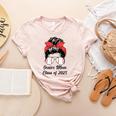 Class Of 2025 Baseball Mom Senior Graduation Graduate Women Women's Heather T-Shirt Heather Peach