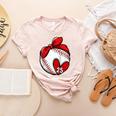 Custom Baseball Mom Number 25 Heart For Mom Mommy Raglan Baseball Tee Women's Heather T-Shirt Heather Peach Custom Baseball Mom Number 25 Heart For Mom Mommy Raglan Baseball Tee Women's Heather T-Shirt Heather Peach
