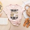 I Didn't Plan On Becoming a Baseball Mom Baseball Women's Heather T-Shirt Heather Peach I Didn't Plan On Becoming a Baseball Mom Baseball Women's Heather T-Shirt Heather Peach