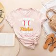 My Favorite Pitcher Calls Me MomMom Pitcher Baseball Mom Mom Women's Heather T-Shirt Heather Peach My Favorite Pitcher Calls Me MomMom Pitcher Baseball Mom Mom Women's Heather T-Shirt Heather Peach
