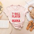 My Favorite T-Ball Player Calls Me Mama Baseball Mom Women's Heather T-Shirt Heather Peach My Favorite T-Ball Player Calls Me Mama Baseball Mom Women's Heather T-Shirt Heather Peach