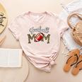 Football Mom Dance Mom Baseball Mom Mother Day Women's Heather T-Shirt Heather Peach Football Mom Dance Mom Baseball Mom Mother Day Women's Heather T-Shirt Heather Peach