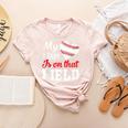 My Heart Is On That Field Baseball Player Baseball Mom Women's Heather T-Shirt Heather Peach