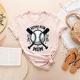 Home Run Mom Shirt Baseball Mom Mother's Day Women's Heather T-Shirt Heather Peach Home Run Mom Shirt Baseball Mom Mother's Day Women's Heather T-Shirt Heather Peach