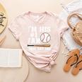 I'm His 1 Fan Since Day One Baseball Mom Women's Heather T-Shirt Heather Peach I'm His 1 Fan Since Day One Baseball Mom Women's Heather T-Shirt Heather Peach