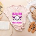 I'm A Baseball Mom Baseball Pitcher Catcher Baseball Player Women's Heather T-Shirt Heather Peach I'm A Baseball Mom Baseball Pitcher Catcher Baseball Player Women's Heather T-Shirt Heather Peach