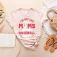 I'm Not Like Other Moms Im A Baseball Mom Mother's Day Women's Heather T-Shirt Heather Peach I'm Not Like Other Moms Im A Baseball Mom Mother's Day Women's Heather T-Shirt Heather Peach