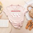 Loud And Proud Baseball Auntie Baseball Mom Heart Women's Heather T-Shirt Heather Peach Loud And Proud Baseball Auntie Baseball Mom Heart Women's Heather T-Shirt Heather Peach
