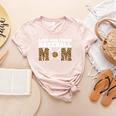 Loud And Proud Baseball Mom Leopard Mama Loves Women's Heather T-Shirt Heather Peach Loud And Proud Baseball Mom Leopard Mama Loves Women's Heather T-Shirt Heather Peach