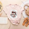Loud Proud Baseball Mom Mommy Premium Women's Heather T-Shirt Heather Peach