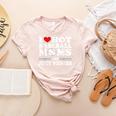 I Love Hot Baseball Mom Wieners Women's Heather T-Shirt Heather Peach I Love Hot Baseball Mom Wieners Women's Heather T-Shirt Heather Peach
