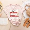 Mom Against Baseball Pants Shirt Baseball Mom Women's Heather T-Shirt Heather Peach Mom Against Baseball Pants Shirt Baseball Mom Women's Heather T-Shirt Heather Peach