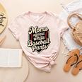 Moms Against Baseball Pants Baseball Mom Premium Tri-Blend Women's Heather T-Shirt Heather Peach