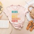 Moms Against Baseball Pants Baseball Mom Retro Women's Heather T-Shirt Heather Peach Moms Against Baseball Pants Baseball Mom Retro Women's Heather T-Shirt Heather Peach