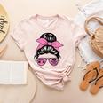 Mother Day Mama Retro Mama Mommy Baseball Mom Women's Heather T-Shirt Heather Peach