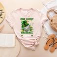 One Lucky Baseball Mom St Patricks Day One Lucky Mom Women Women's Heather T-Shirt Heather Peach One Lucky Baseball Mom St Patricks Day One Lucky Mom Women Women's Heather T-Shirt Heather Peach