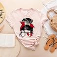 Peruvian Baseball Mom Peru Flag Baseball Girl Women's Heather T-Shirt Heather Peach Peruvian Baseball Mom Peru Flag Baseball Girl Women's Heather T-Shirt Heather Peach