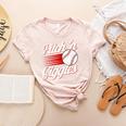 Pitch 'n Giggles Baseball Player Women Baseball Mom Women's Heather T-Shirt Heather Peach Pitch 'n Giggles Baseball Player Women Baseball Mom Women's Heather T-Shirt Heather Peach