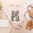 Play Ball Women Graphic Baseball Mom Baseball Women's Heather T-Shirt Heather Peach Play Ball Women Graphic Baseball Mom Baseball Women's Heather T-Shirt Heather Peach