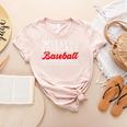 Retro Baseball Mom Mother's Day Weekend Forecast Baseball Premium Women's Heather T-Shirt Heather Peach Retro Baseball Mom Mother's Day Weekend Forecast Baseball Premium Women's Heather T-Shirt Heather Peach