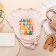 Retro Groovy In My Baseball Mom Era Happy Women Premium Women's Heather T-Shirt Heather Peach Retro Groovy In My Baseball Mom Era Happy Women Premium Women's Heather T-Shirt Heather Peach