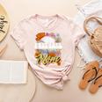 Retro Groovy Baseball Mom Family Matching Women Women's Heather T-Shirt Heather Peach Retro Groovy Baseball Mom Family Matching Women Women's Heather T-Shirt Heather Peach
