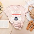 Senior Baseball Mom 2024 Senior Mom Class Of 2024 Baseball Women's Heather T-Shirt Heather Peach Senior Baseball Mom 2024 Senior Mom Class Of 2024 Baseball Women's Heather T-Shirt Heather Peach