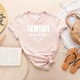 Senior Baseball Mom 2024 Team Parent Helper Class Of 2024 Women's Heather T-Shirt Heather Peach